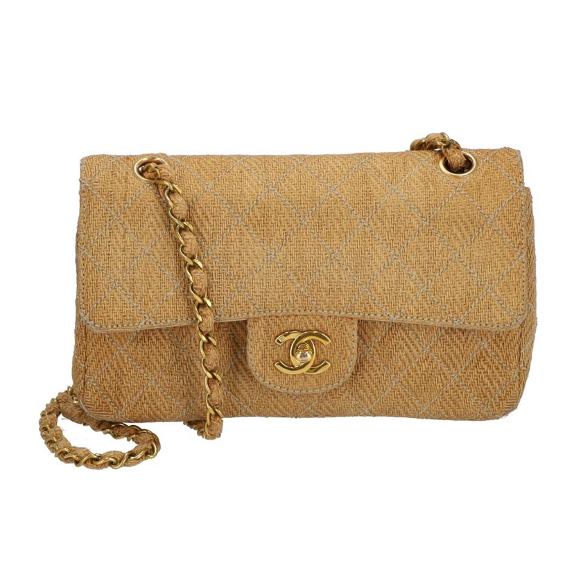 CHANEL シャネル/マトラッセWフラップチェーンショルダー/西陣織//3385157/Bランク/75