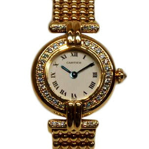 Cartier カルティエ/コリゼK18ダイヤベゼルQZ/1980//CC131475/Aランク/92