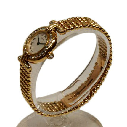 Cartier カルティエ/コリゼK18ダイヤベゼルQZ/1980//CC131475/Aランク/92