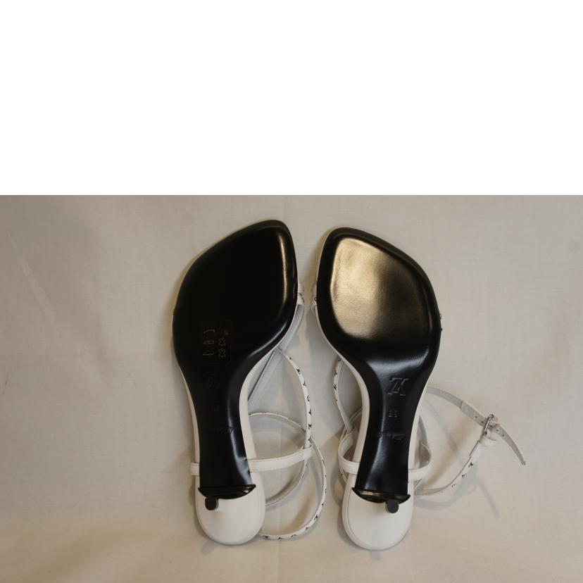 LV ルイヴィトン/ホワイトモノグラムストラップサンダル//Aランク/92