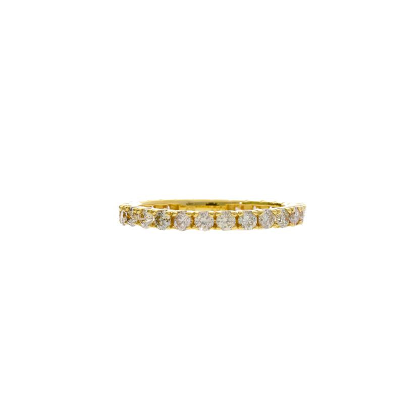 / K18フルエタニティダイヤリング1.00ct //Aランク/75