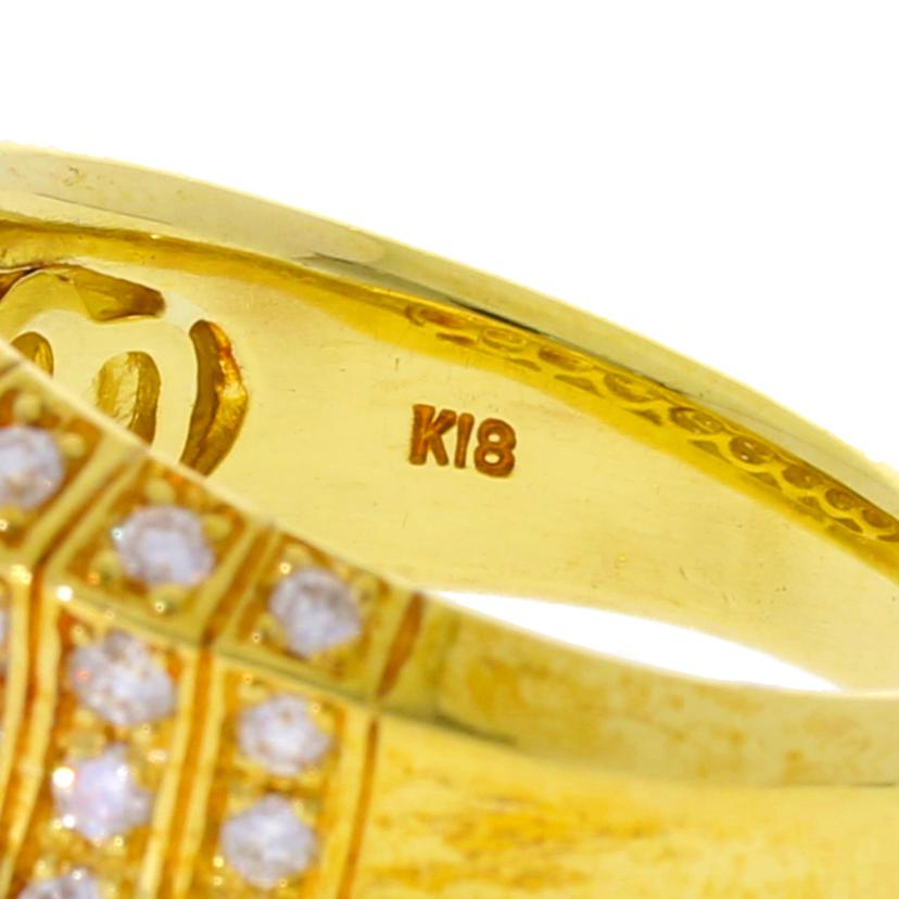 /K18ダイヤリング1.03ct#13//Aランク/75