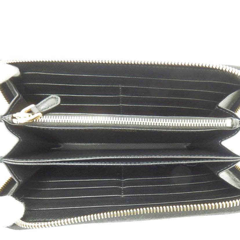 PRADA プラダ/サフィアーノラウンンドファスナー長財布/1ML506//Bランク/88