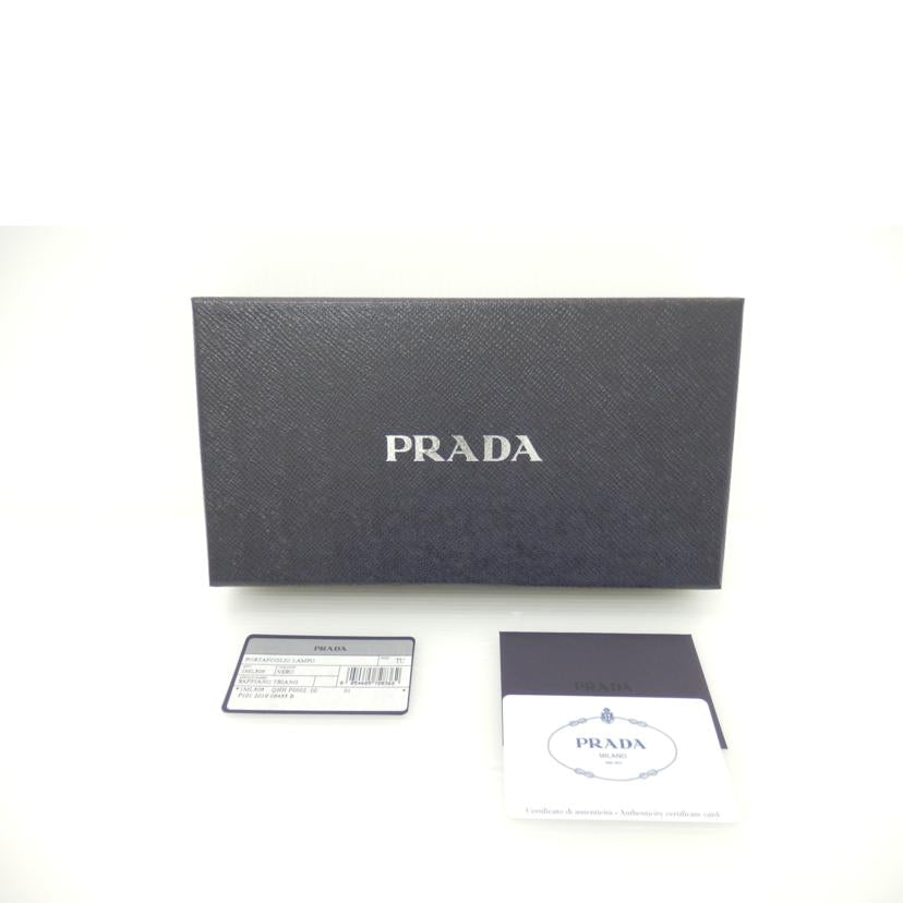PRADA プラダ/サフィアーノラウンンドファスナー長財布/1ML506//Bランク/88