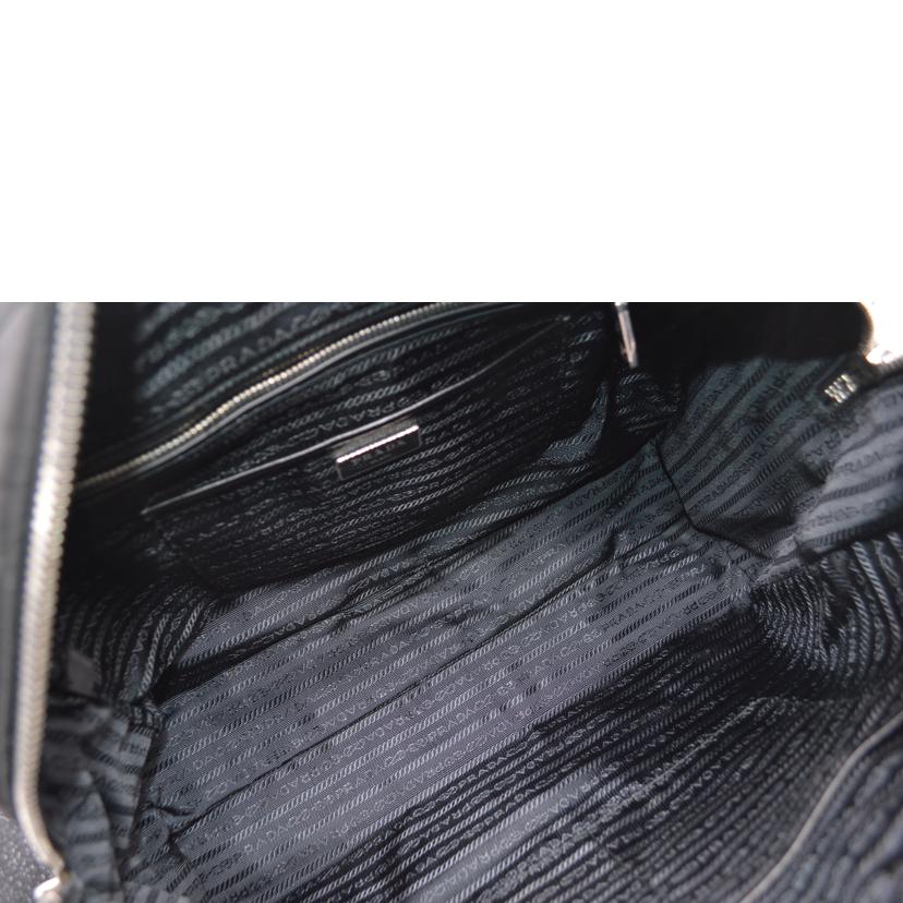 PRADA プラダ/テスートナイロンキルティングチェーンレザートート/ネロ/1BB774//165/SAランク/89