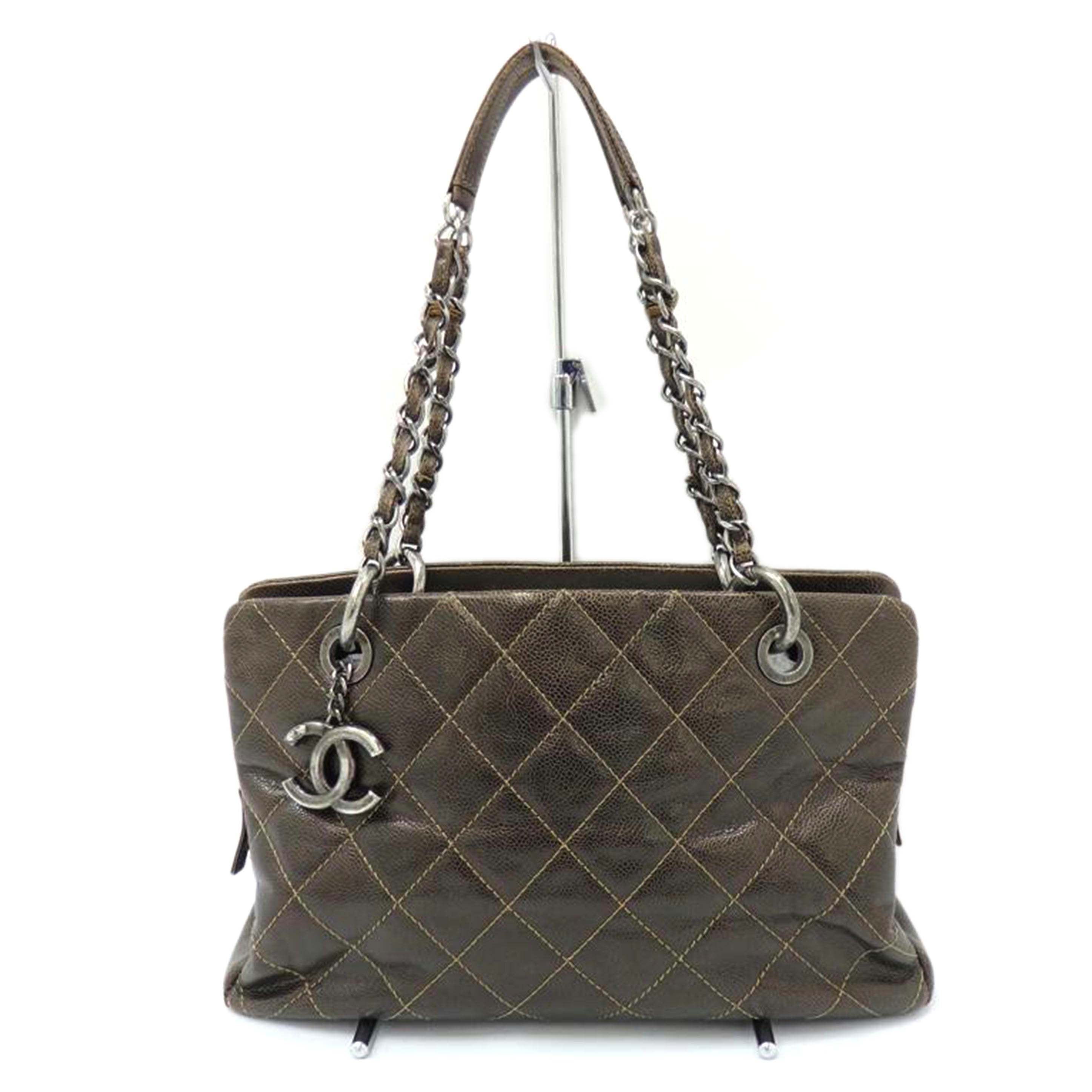 CHANEL シャネル/チェーントート/ キャビアスキン//18014303/BCランク/77