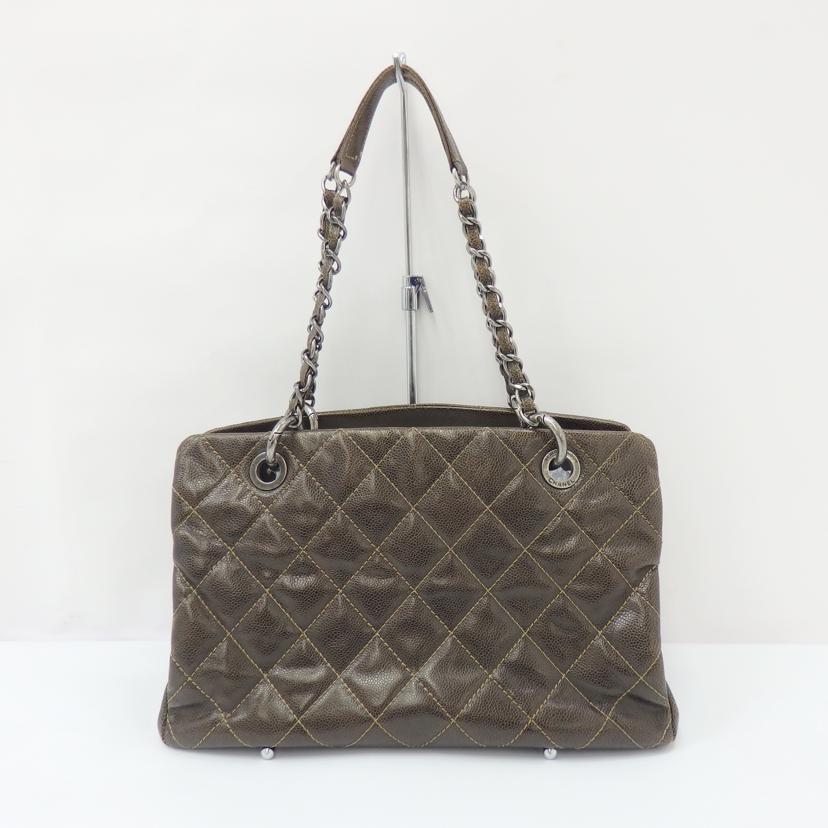 CHANEL シャネル/チェーントート/ キャビアスキン//18014303/BCランク/77