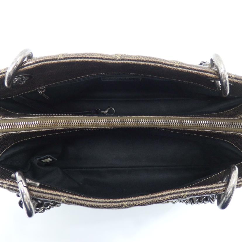 CHANEL シャネル/チェーントート/ キャビアスキン//18014303/BCランク/77