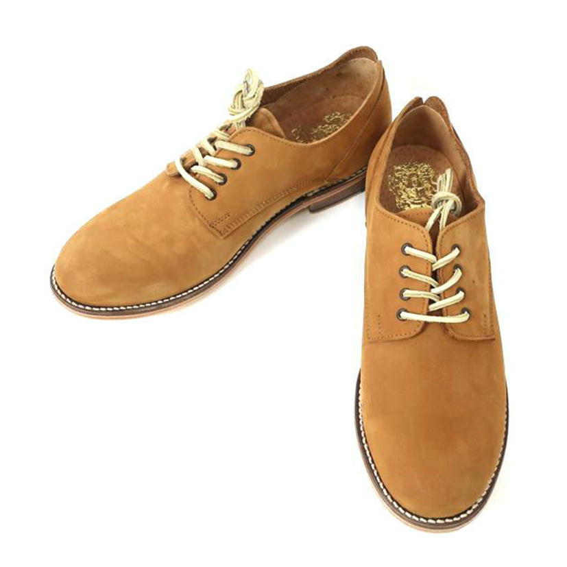 CAMINAND×JOURNAL STANDARD カミナンド×ジャーナルスタンダード/スエードレザーシューズ プレーントゥシューズ/サイズ9 約27.0-27.5cm/ライトブラウン/110411//ABランク/65