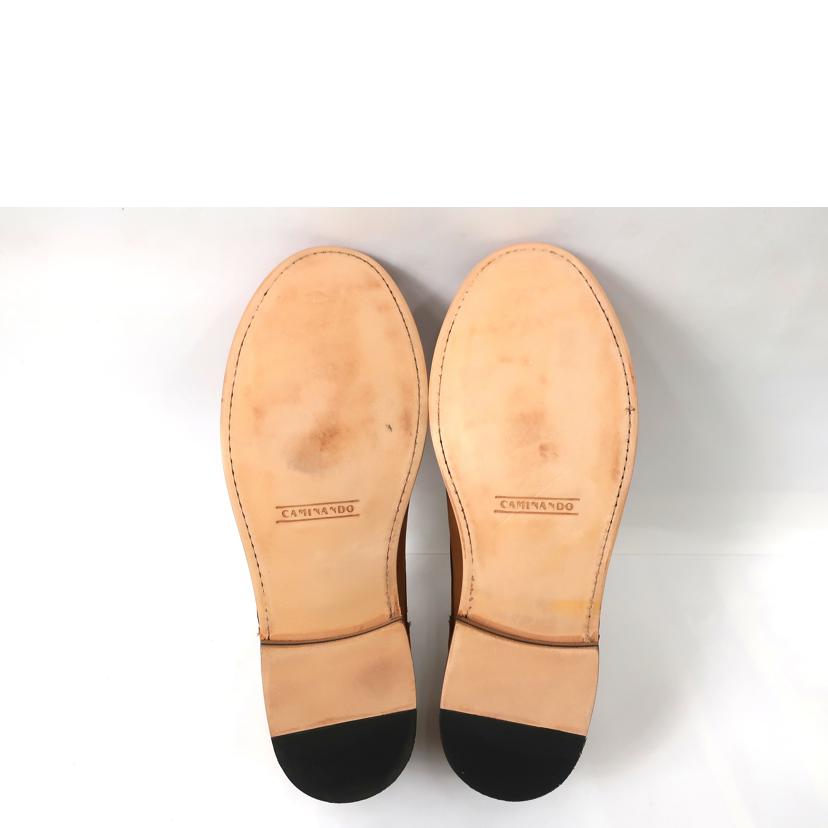 CAMINAND×JOURNAL STANDARD カミナンド×ジャーナルスタンダード/スエードレザーシューズ プレーントゥシューズ/サイズ9 約27.0-27.5cm/ライトブラウン/110411//ABランク/65