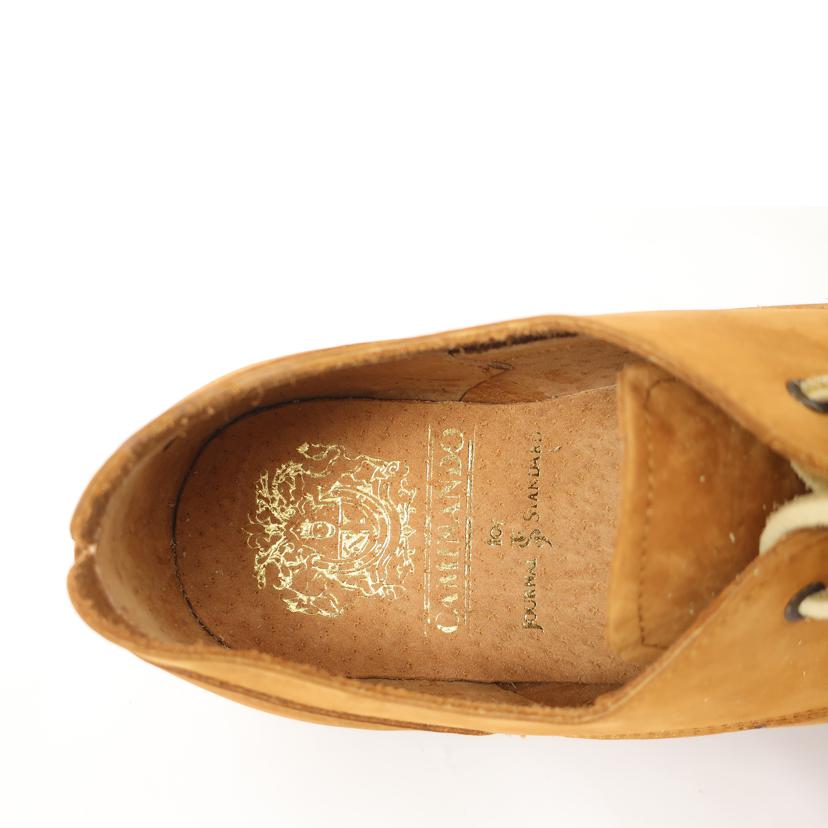 CAMINAND×JOURNAL STANDARD カミナンド×ジャーナルスタンダード/スエードレザーシューズ プレーントゥシューズ/サイズ9 約27.0-27.5cm/ライトブラウン/110411//ABランク/65