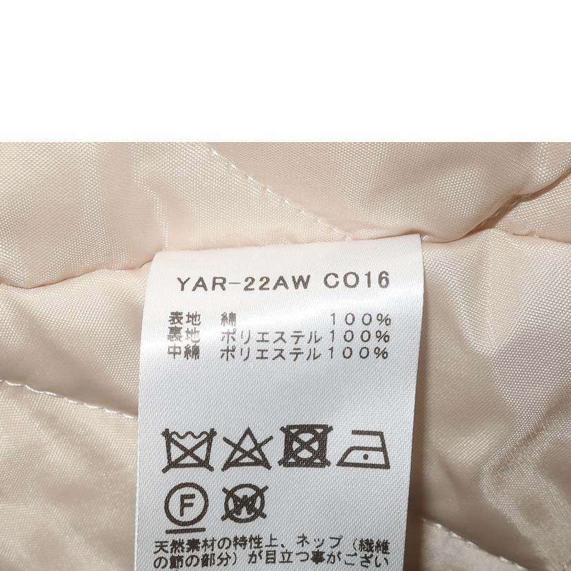 Yarmo ヤーモ/キルティングラボコート/Lサイズ/Quilting Lab Coat ナチュラルホワイト アイボリー/YAR-22AW C016//Aランク/65