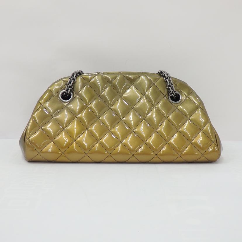 CHANEL シャネル/エナメルボーリングバッグ //15080538/Bランク/77