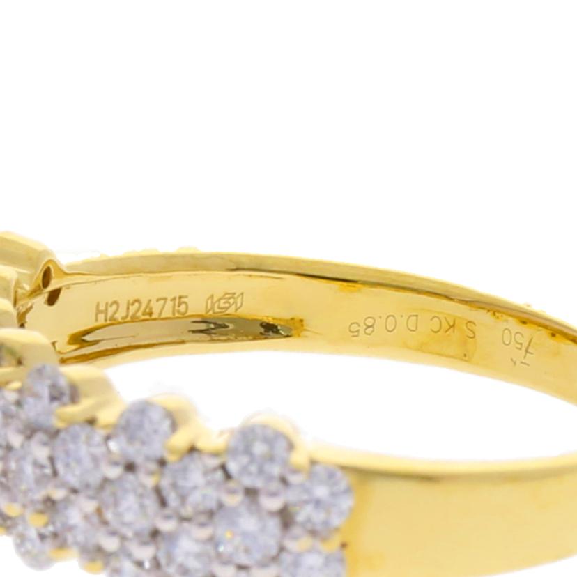 / K18ダイヤリング0.85ct//Aランク/75