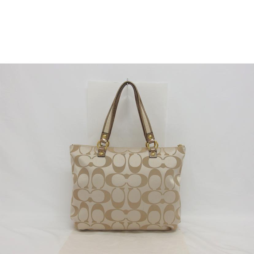 COACH コーチ /シグネチャートートバッグ/ベージュ/F15316//C12**/ABランク/04
