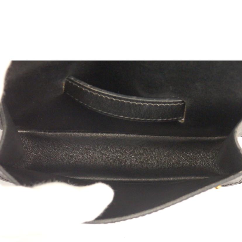 HERMES/ポシェットグリーン //□C 5T0/Bランク/62