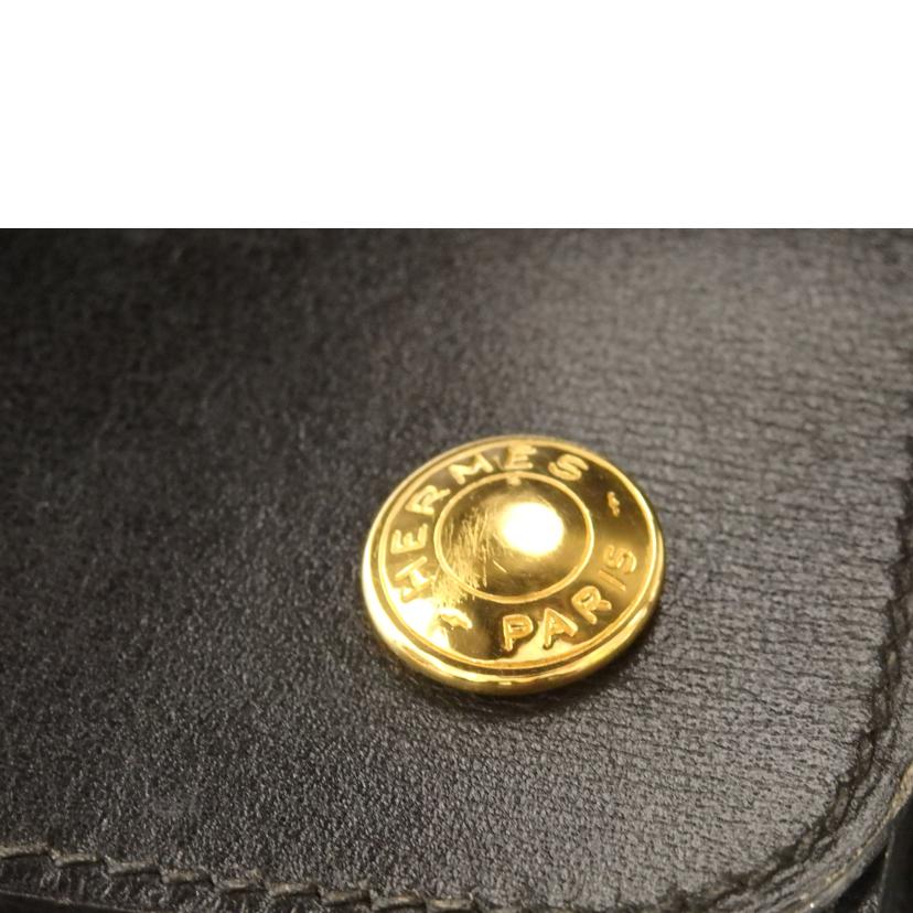 HERMES/ポシェットグリーン //□C 5T0/Bランク/62