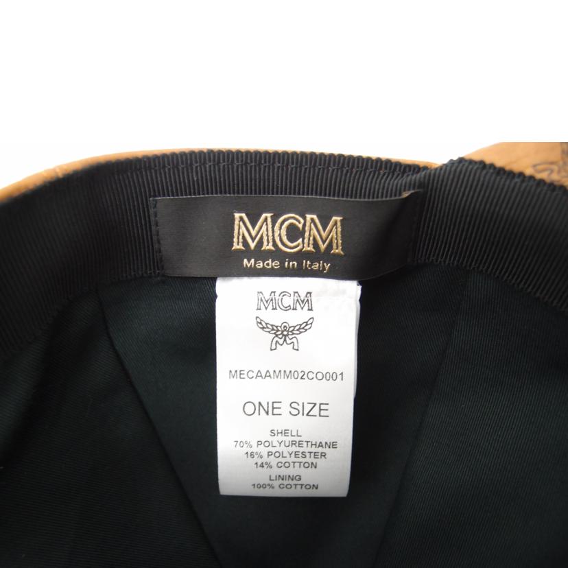 MCM エムシーエム/ヴィセトス・クラシックキャップ/キャメル/約55cm/MECAAMM02CO001//SAランク/69