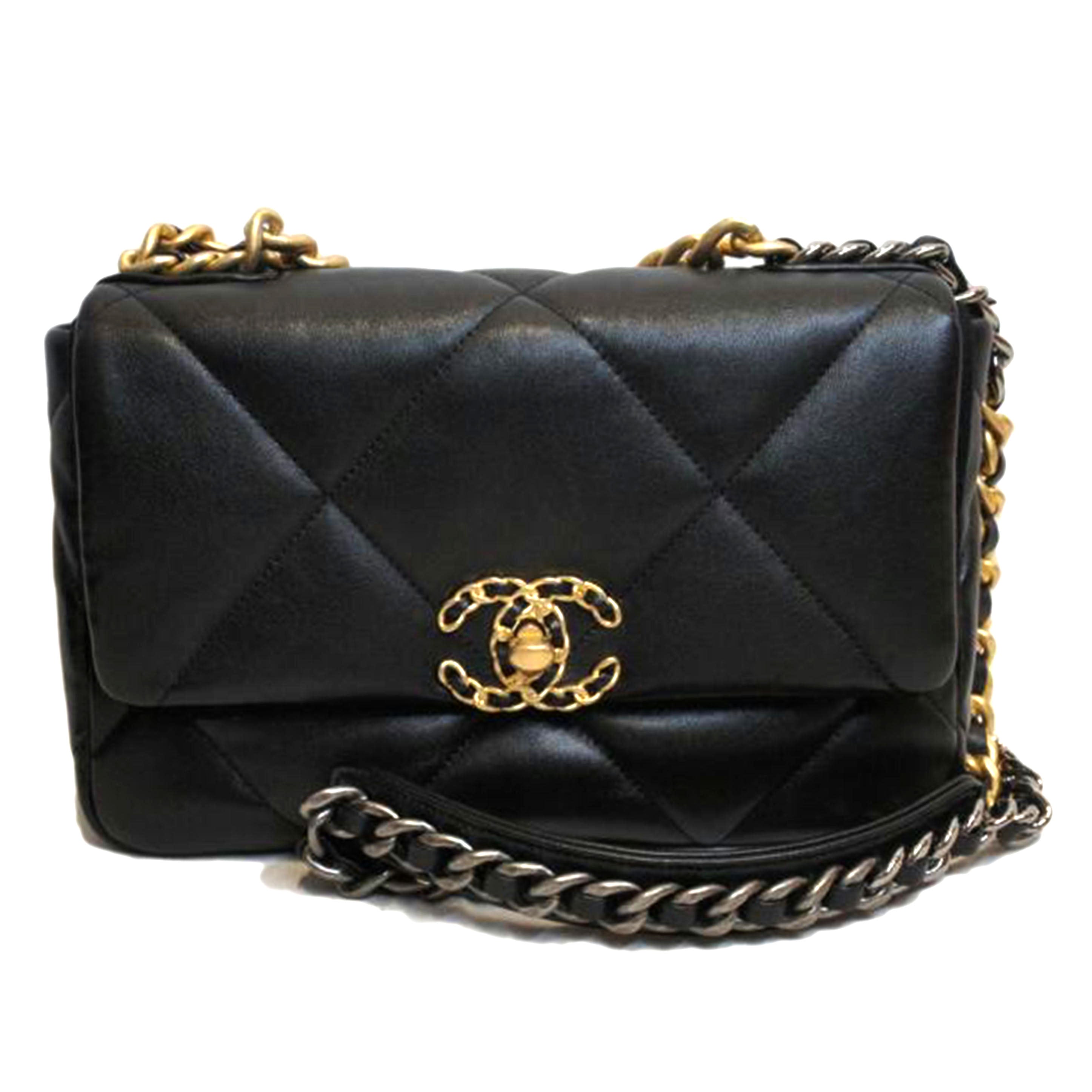 CHANEL シャネル/19ラージラムスキンマトラッセチェーンショルダー/AS1161//C13887TC/SAランク/92