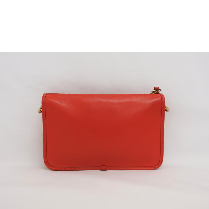 COACH コーチ/レザークラッチバッグ/オレンジ/C1592//D21**/ABランク/04