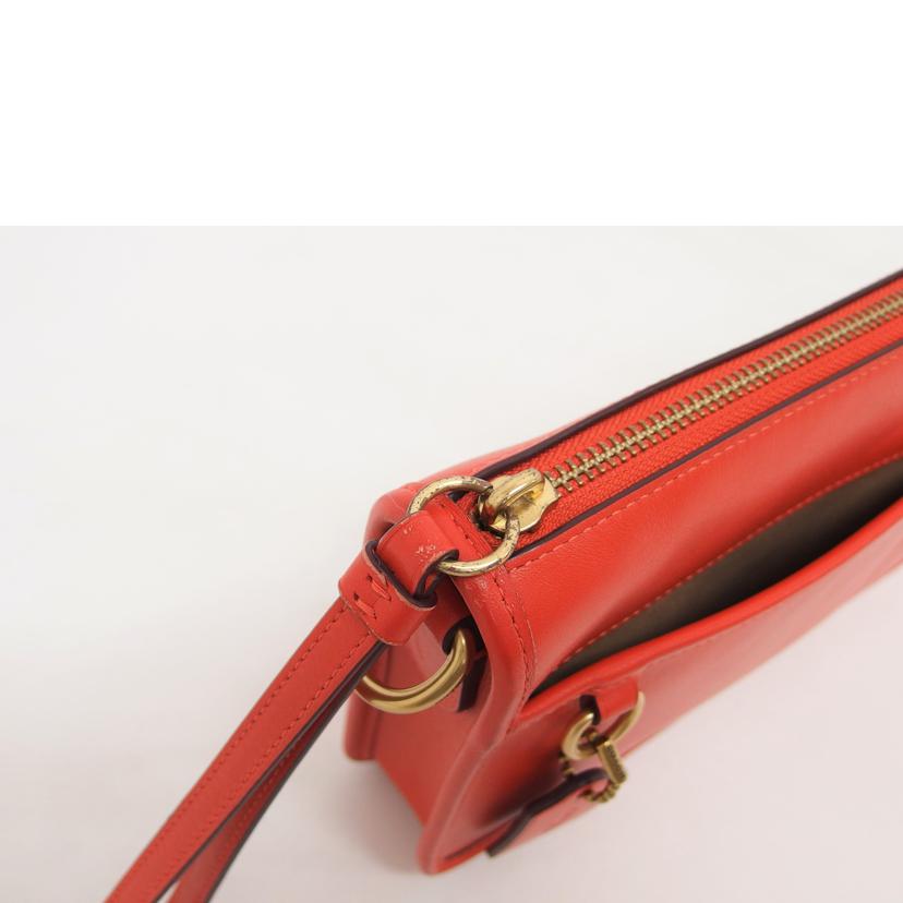 COACH コーチ/レザークラッチバッグ/オレンジ/C1592//D21**/ABランク/04