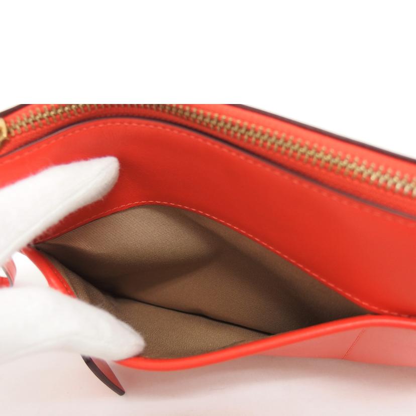 COACH コーチ/レザークラッチバッグ/オレンジ/C1592//D21**/ABランク/04