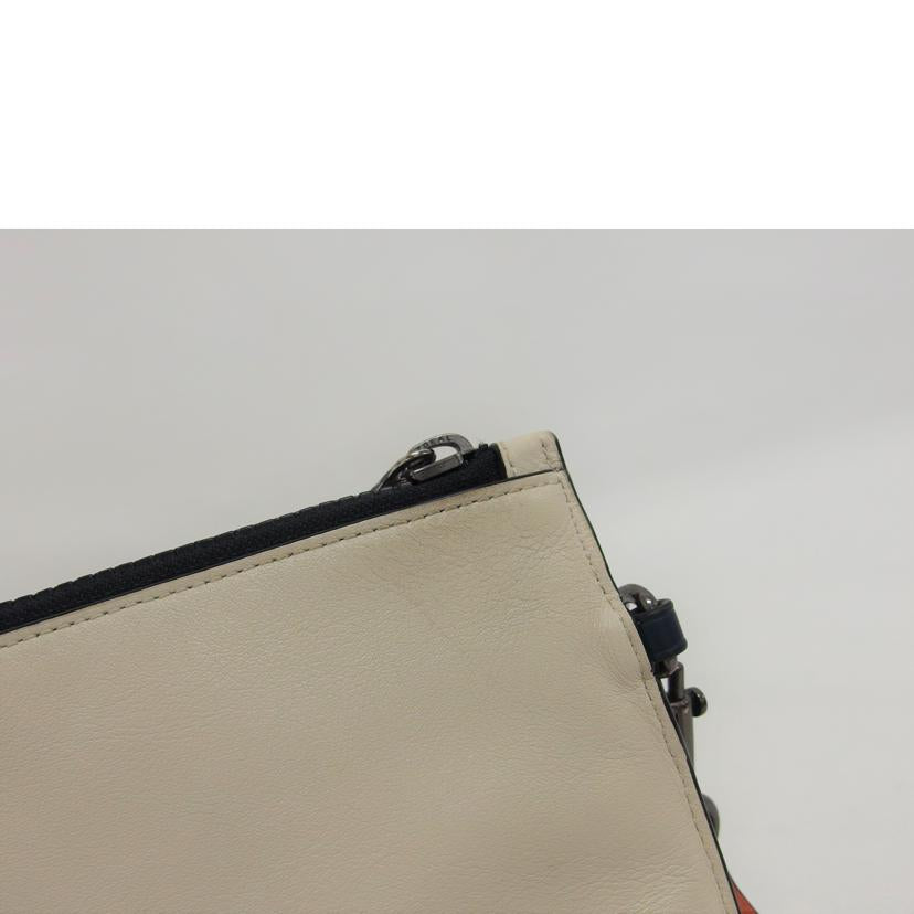 COACH コーチ セカンドバッグ/レザークラッチバッグ/アイボリー/F91269//L19**/Bランク/04