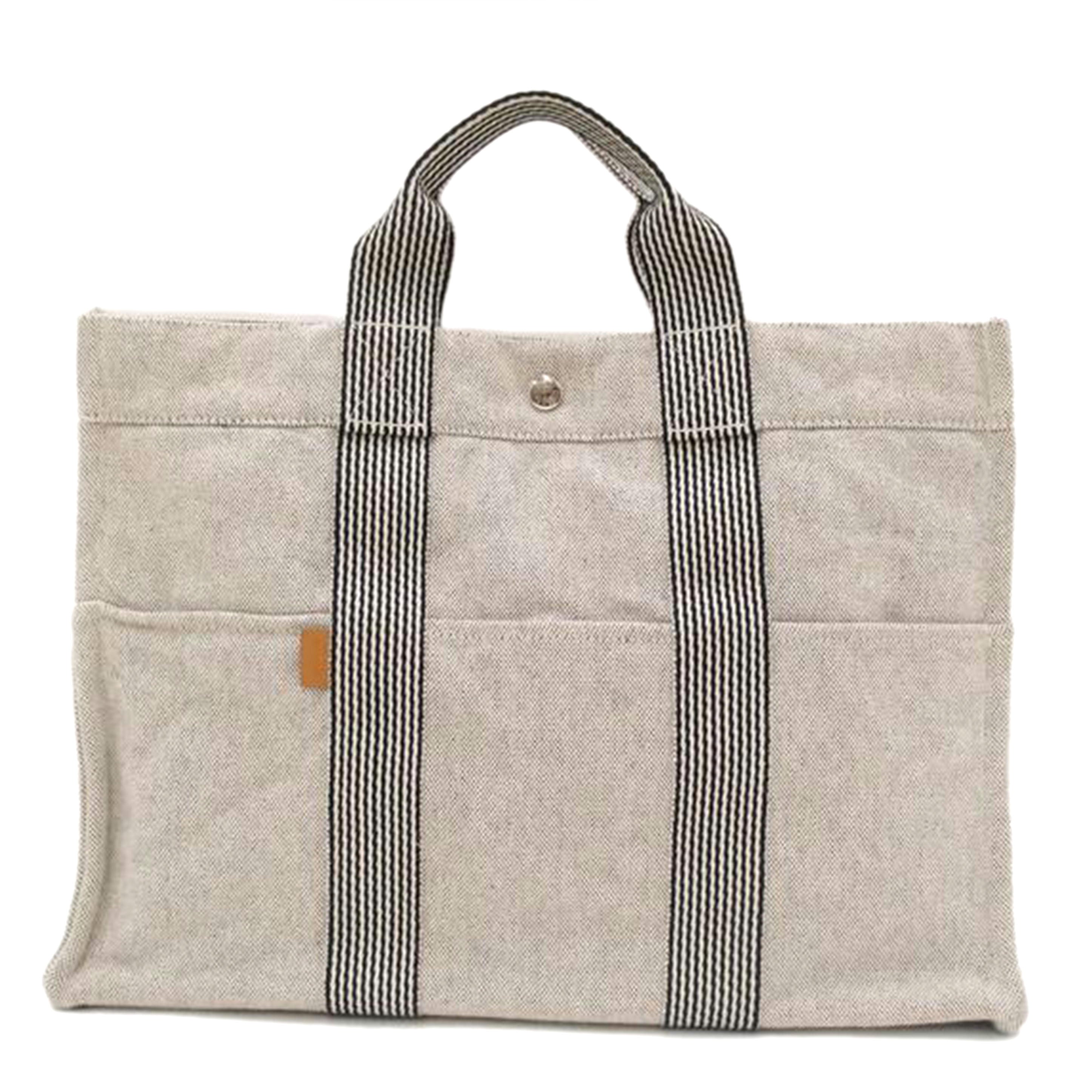 HERMES エルメス/ニューフールトゥトートMM/グレー//Aランク/69