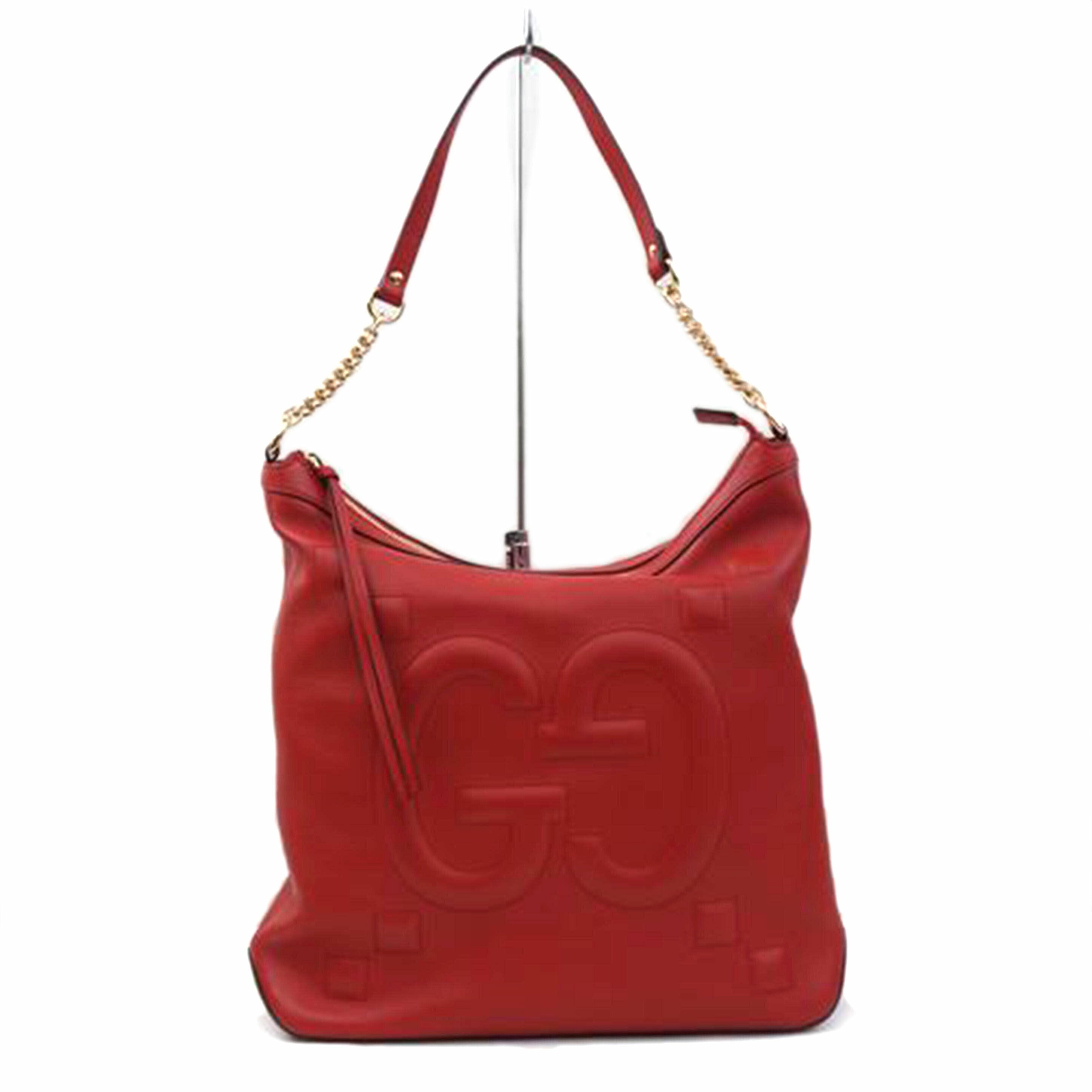 GUCCI グッチ/GGエンボス/チェーンショルダー/453562//213317/SAランク/67