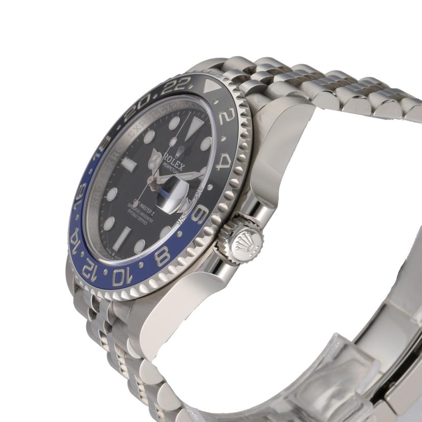 ROLEX ロレックス 腕時計 ランダムシリアル 2022年新ギャラ ステンレス 青黒 バットマン メンズ 自動巻き/GMTマスターII/ブルー×ブラックベゼル/ランダム番/126710BLNR//294*****/SAランク/75