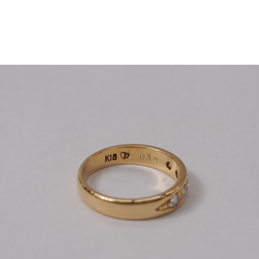 /K18ダイヤリング0.30ct//ABランク/76