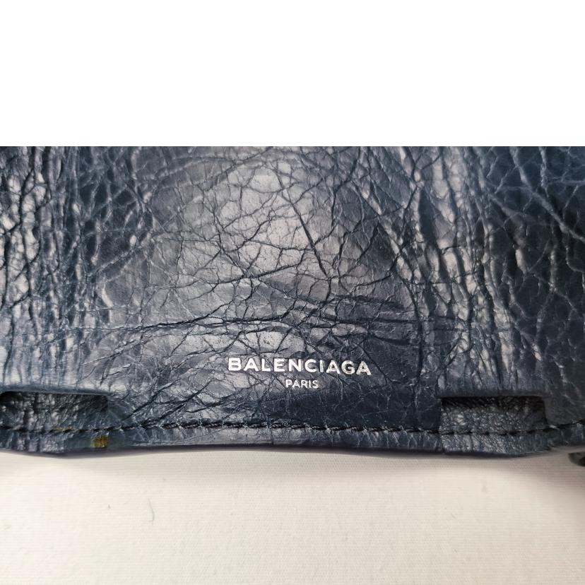 BALENCIAGA バレンシアガ/三つ折り財布 クラシックミニウォレット/477455//ABランク/52