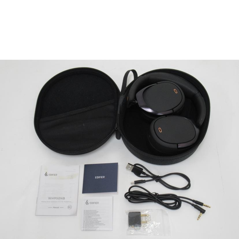 EDIFIER/ワイヤレスヘッドホン/ブラック/WH950NB//2230003143823/Aランク/63