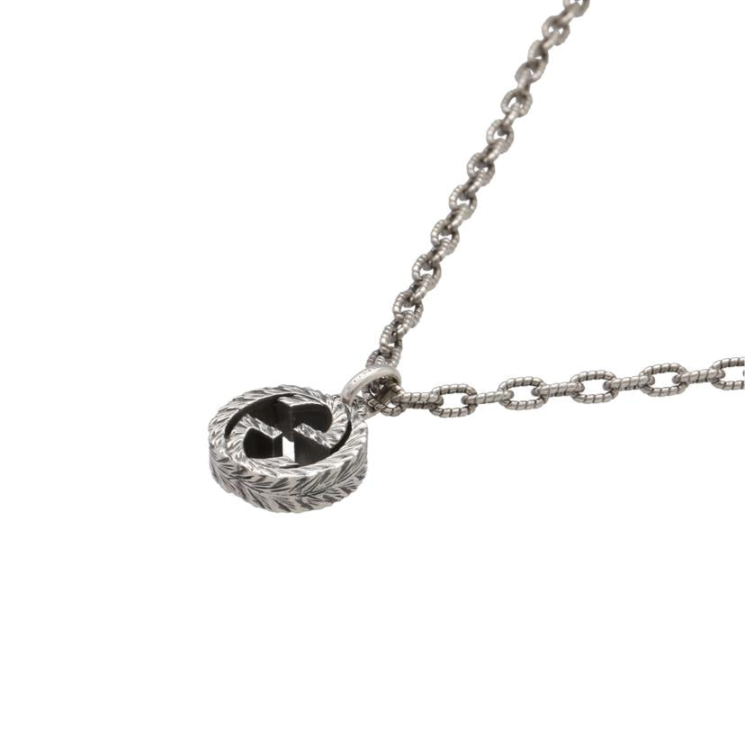 GUCCI/Ag925インターロッキングネックレス/44cm//Aランク/75