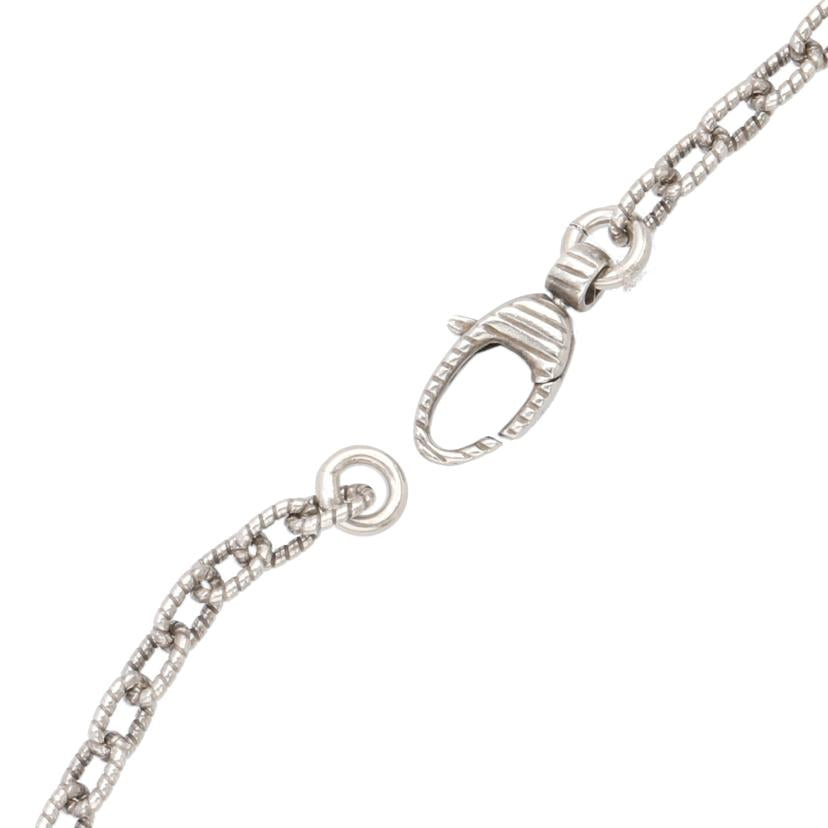 GUCCI/Ag925インターロッキングネックレス/44cm//Aランク/75