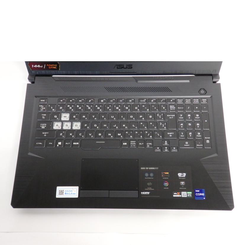 ASUS エイスース/ゲーミングPC/TUF Gaming F17 FX706HM/FX706HM-HX073T//MBNRCX03W50446B/Aランク/72