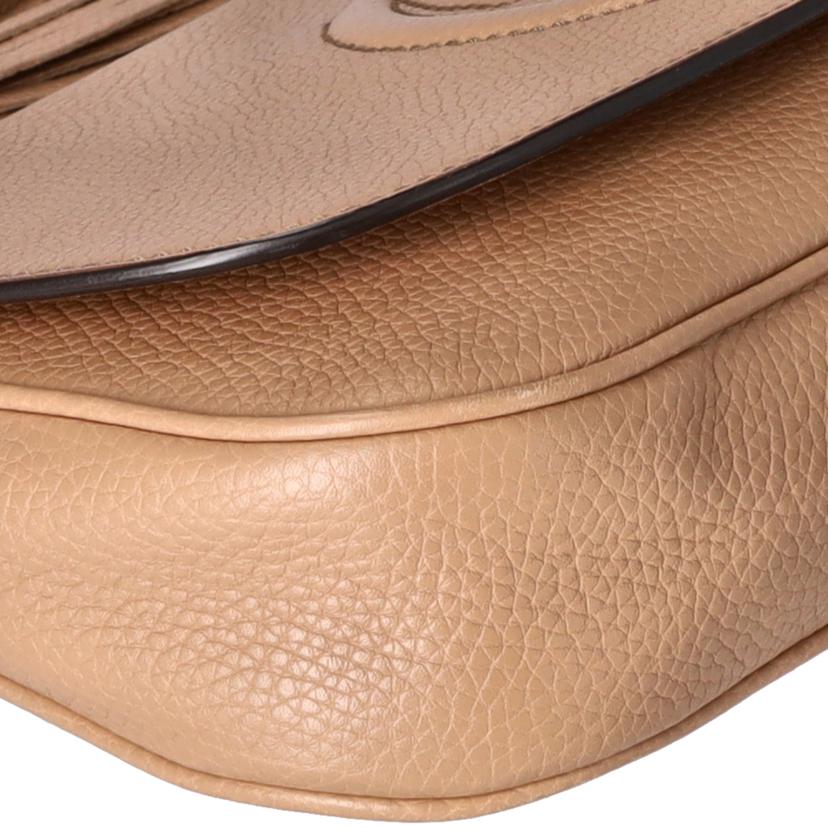 GUCCI グッチ バッグ ブランドバッグ ショルダーバッグ 斜め掛け レザー レディース ベージュ/ソーホーチェーンショルダー/536224//213317/Aランク/75