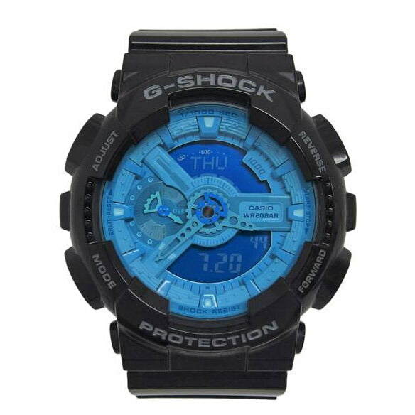 CASIO カシオ/ジーショック ブルー文字盤/G-SHOCKハイパーカラーズ/デジアナウォッチ/クォーツ/GA-110B-1A2/G-SHOCK/ABランク/04【中古】