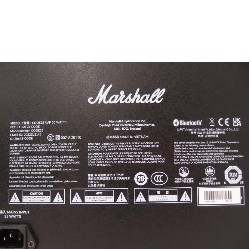 Marshall マーシャル/ギターアンプ/CODE25//U0203696EJ/Aランク/69