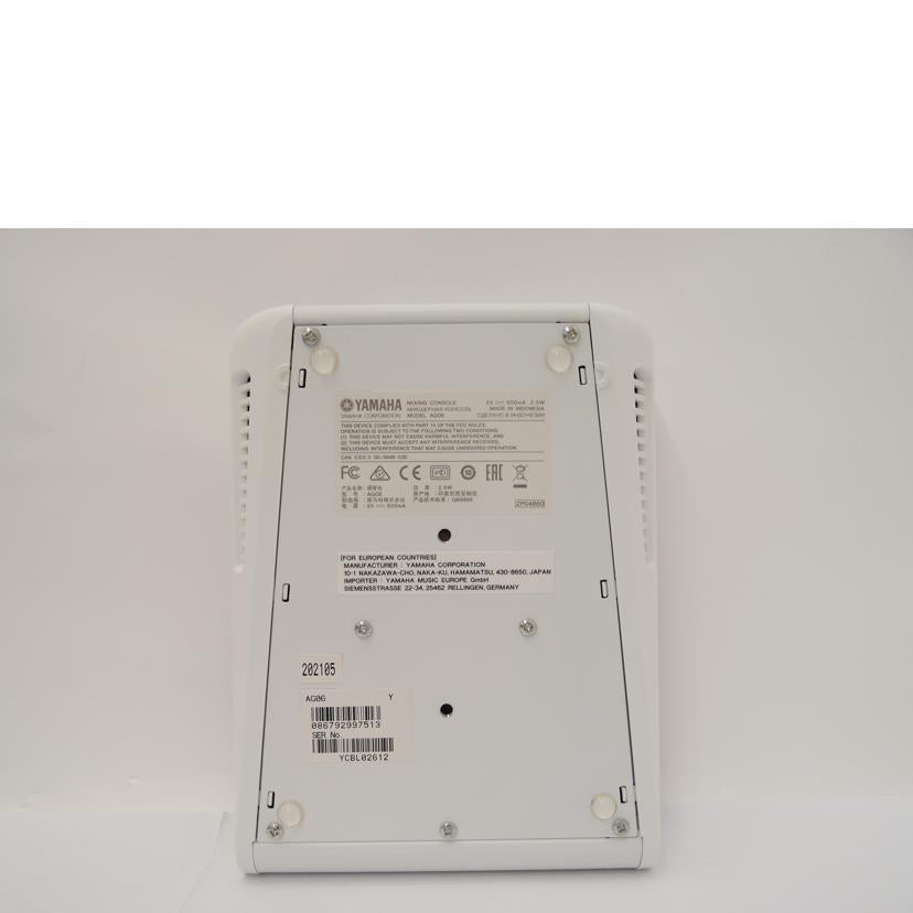 YAMAHA ヤマハ/ウェブキャスティングミキサー/AG06//02612/Aランク/69
