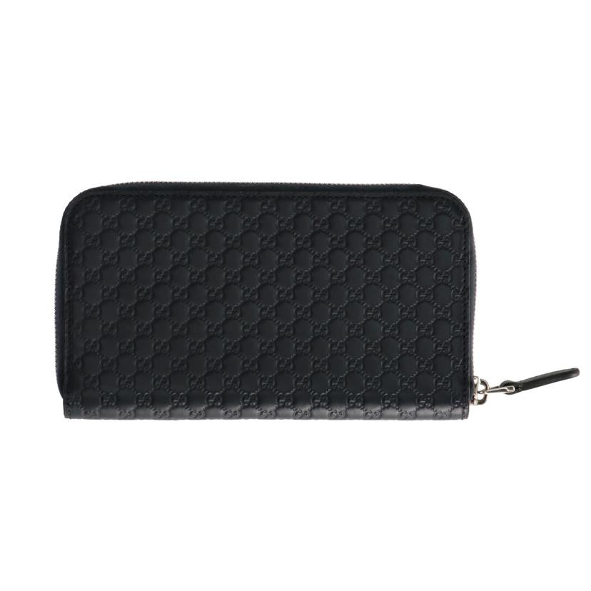 GUCCI グッチ 財布 ブランド財布 長財布 ラウンドジップ レザー レディース メンズ ネイビー 紺/マイクログッチシマラウンドファスナーウォレット/544473//1147/ABランク/75