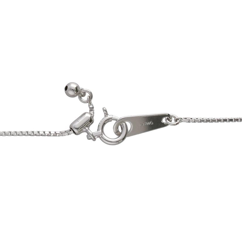 /◎K18WG/PT900ダイヤネックレス1.006ctソ//Aランク/82