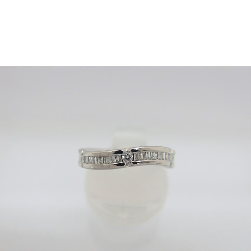 Pt900/Pt900テーパーダイヤリング#12.5/4.3g//D.36ct/Aランク/04