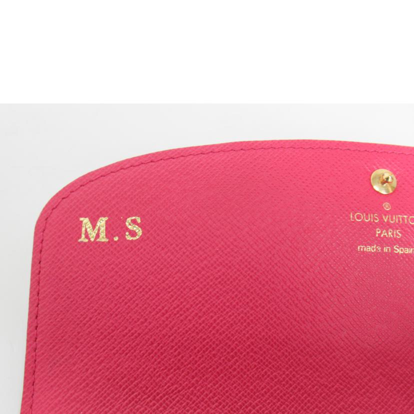 LV/ポルトフォイユ・エミリー/モノグラム・フラワー/M68313//CA3***/ABランク/63