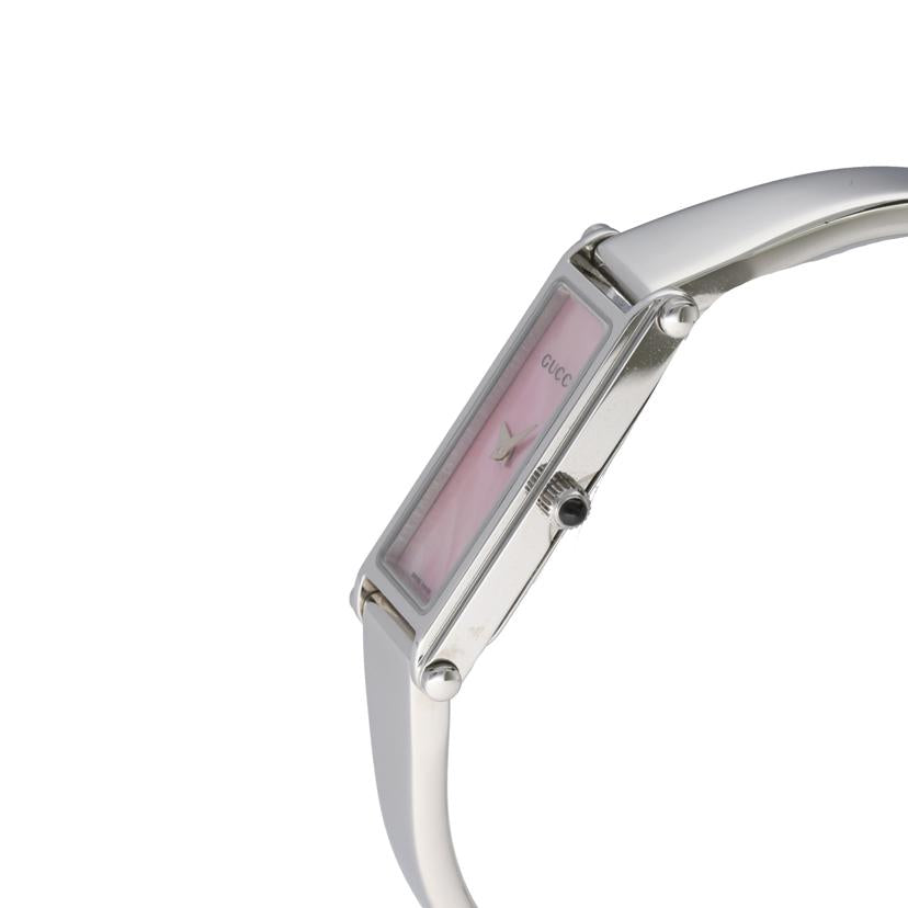 GUCCI グッチ/バングルウォッチ・ピンクシェル/レディース/クオーツ/1500L//089****/Bランク/84
