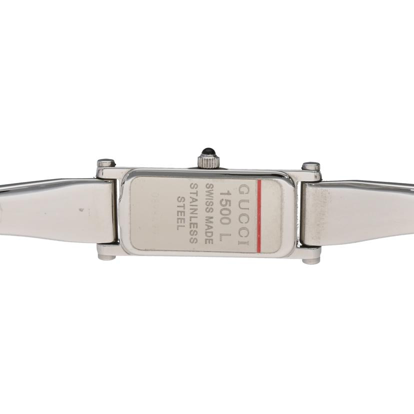 GUCCI グッチ/バングルウォッチ・ピンクシェル/レディース/クオーツ/1500L//089****/Bランク/84