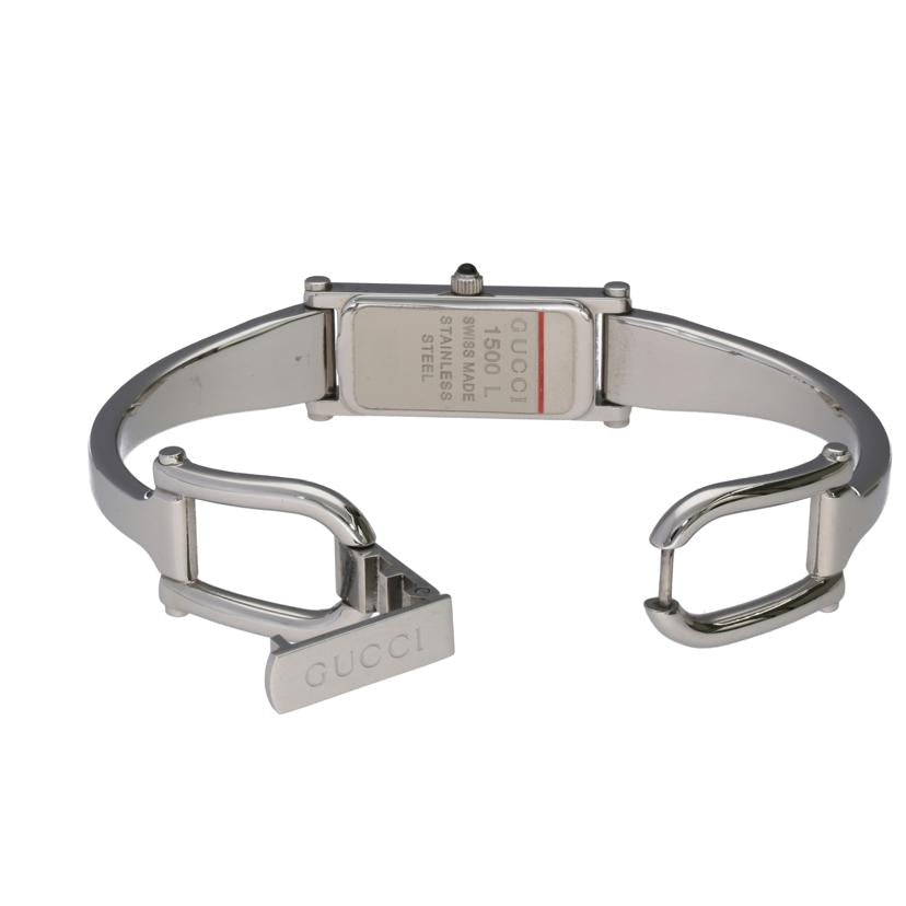 GUCCI グッチ/バングルウォッチ・ピンクシェル/レディース/クオーツ/1500L//089****/Bランク/84