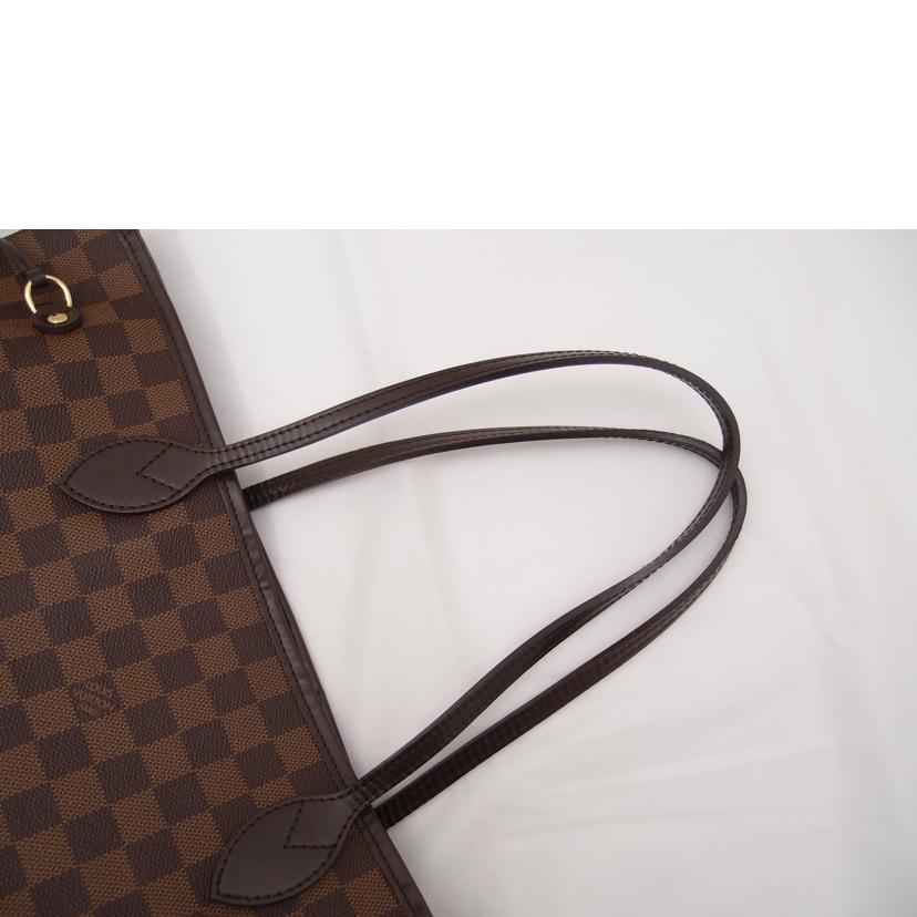 LOUIS VUITTON ルイヴィトン ルイ・ヴィトン ビトン 市松模様 ブラウン 茶 ショルダーバッグ ハンドバッグ トートバッグ メンズ レディース 定番 人気 LV 肩がけ/旧型ネヴァーフルMM/ダミエ・エベヌ/N51105//CA0***/Aランク/69
