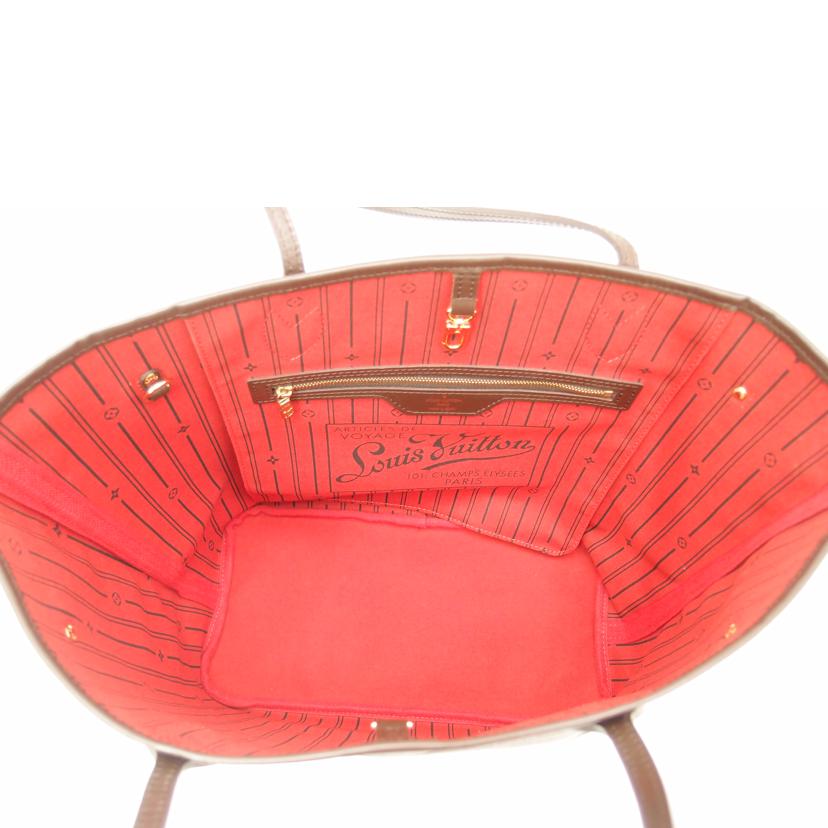 LOUIS VUITTON ルイヴィトン ルイ・ヴィトン ビトン 市松模様 ブラウン 茶 ショルダーバッグ ハンドバッグ トートバッグ メンズ レディース 定番 人気 LV 肩がけ/旧型ネヴァーフルMM/ダミエ・エベヌ/N51105//CA0***/Aランク/69