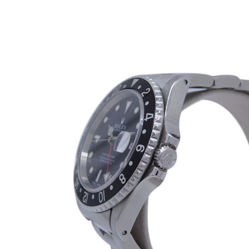 ROLEX ロレックス 腕時計 1998年頃製造 新品仕上済 ステンレス 黒 メンズ 自動巻き/GMTマスター/ブラックベゼル/A番/16700//A44**********/Aランク/93